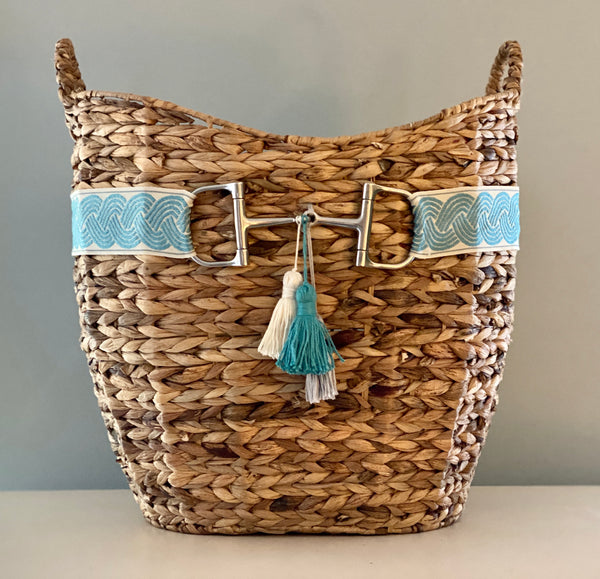 Snaffle Bit Ribbon Basket